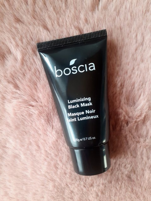 Boscia Luminizing Black Mask, Maseczka do twarzy, Rozświetlająca, Czarna