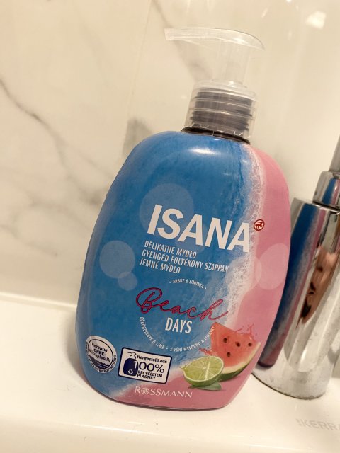 Isana Mydło do rąk w płynie, Beach Days