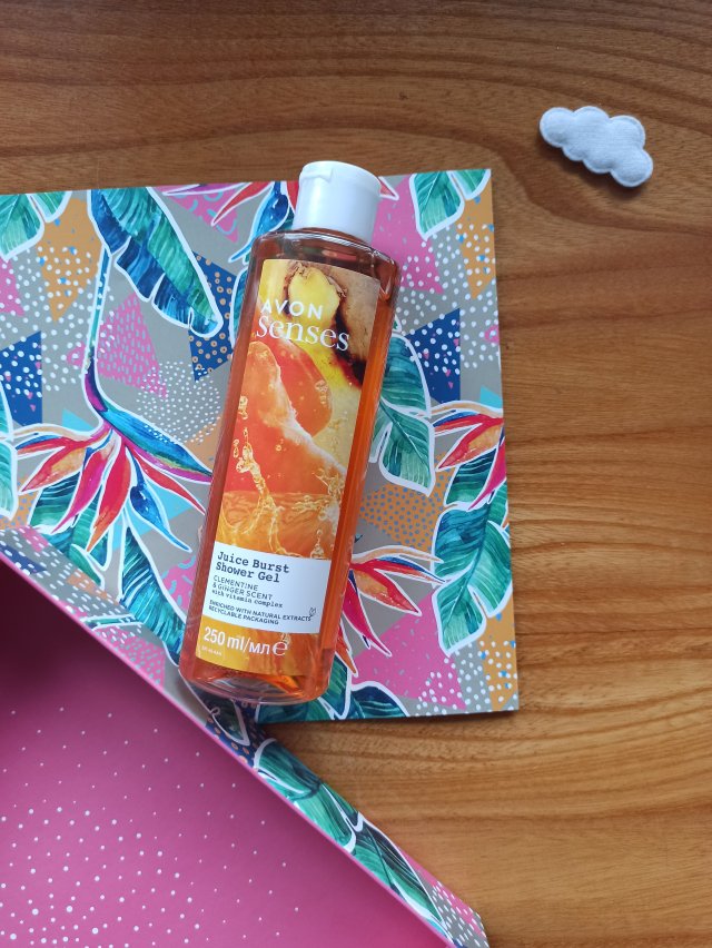 Avon Senses, Płyn do kąpieli, Juice Burst, Clementine & Ginger Scent 