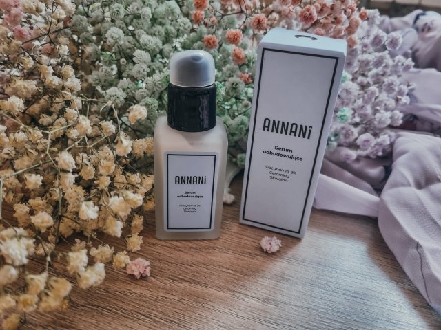 Annani Serum odbudowujące, Niacynamid 2%, Ceramidy, Skwalan