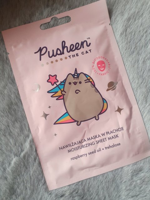 Aura Maska do twarzy w płacie, Puheen the Cat, nawilżająca