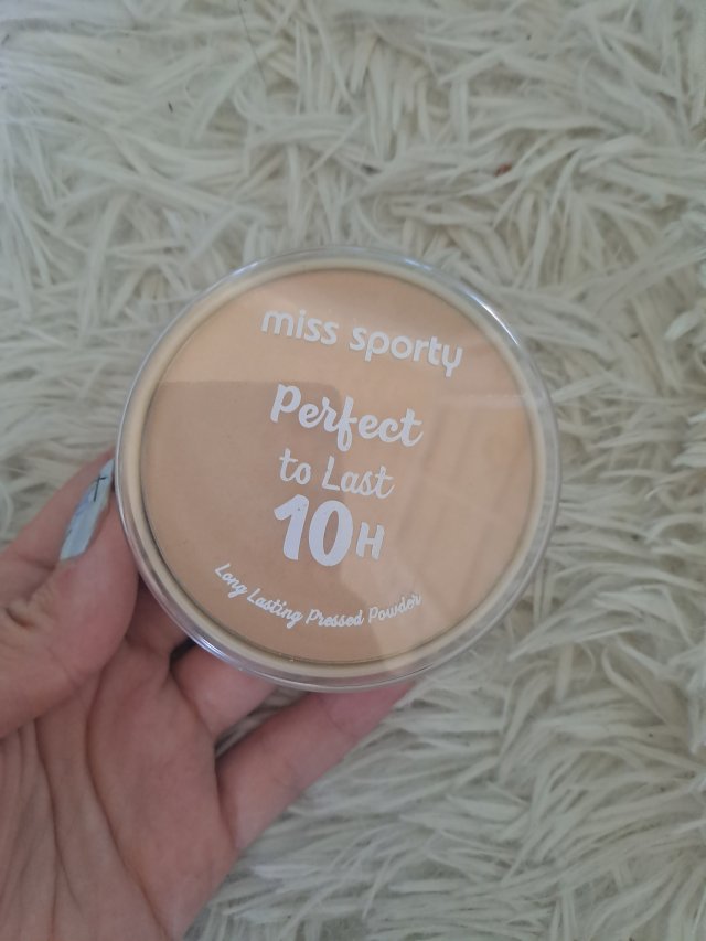 Miss Sporty Perfect To Last 10h, Long Lasting Pressed Powder, Puder do twarzy, Długotrwały, nr 001 Neutral Ivory