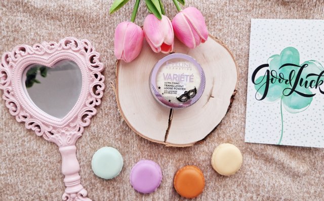 Eveline Variété, Puder do twarzy, Sypki, Ultra Fixing Translucent Loose Power, Lawenda i Skwalan 