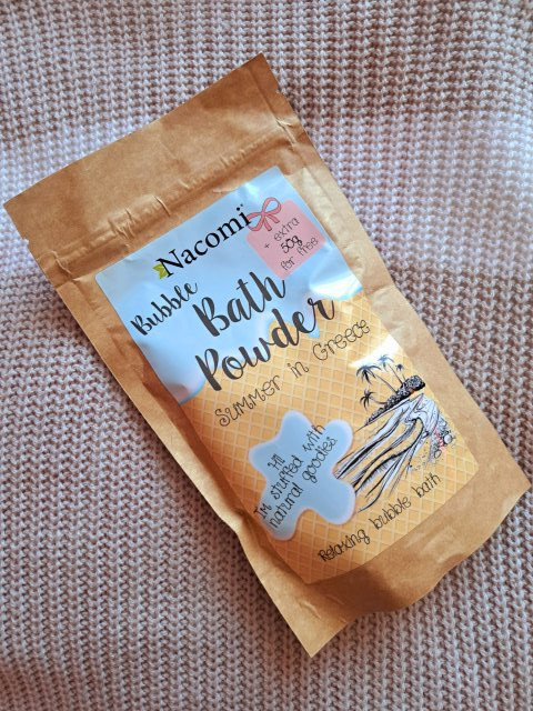 Nacomi Puder do kąpieli, Bubble Bath Powder, Summer in Greece