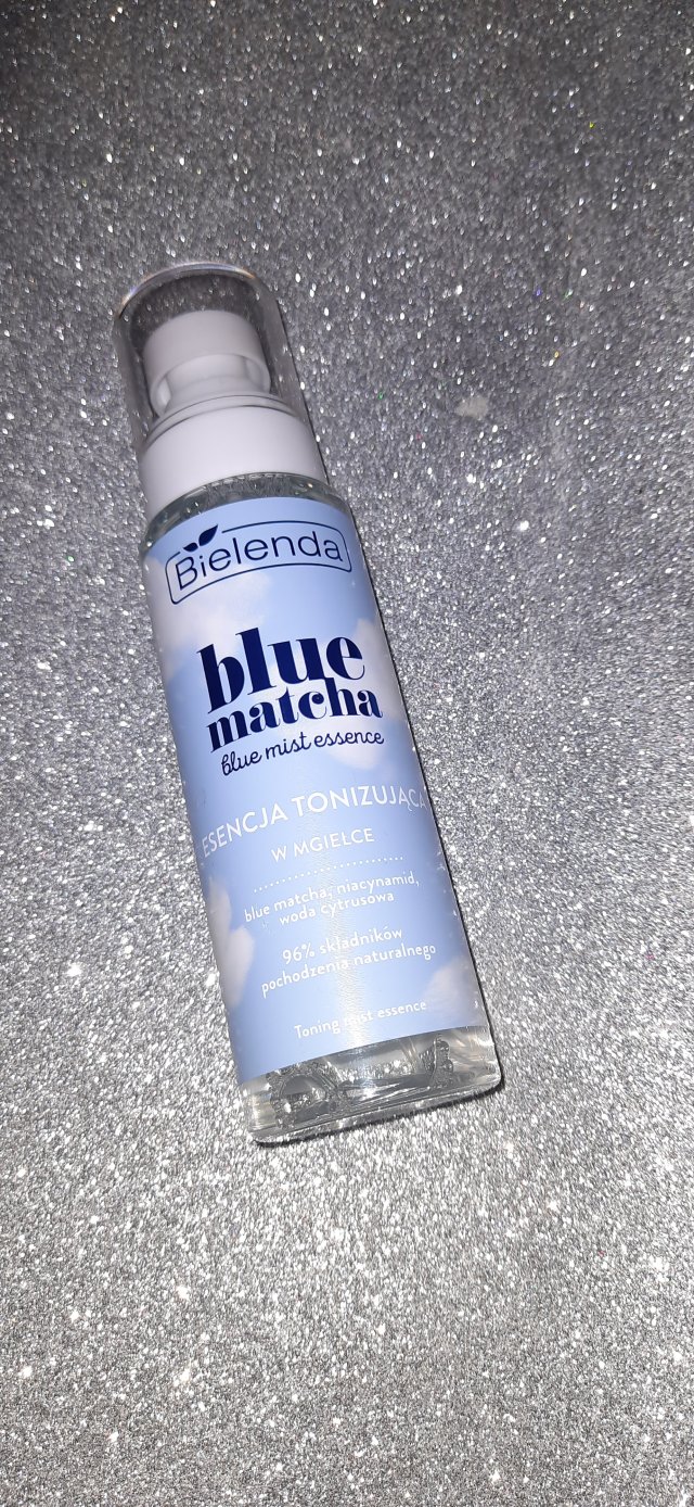 Bielenda Blue Matcha, Esencja tonizująca w mgiełce do twarzy, Blue Matcha, niacynamid, woda cytrusowa