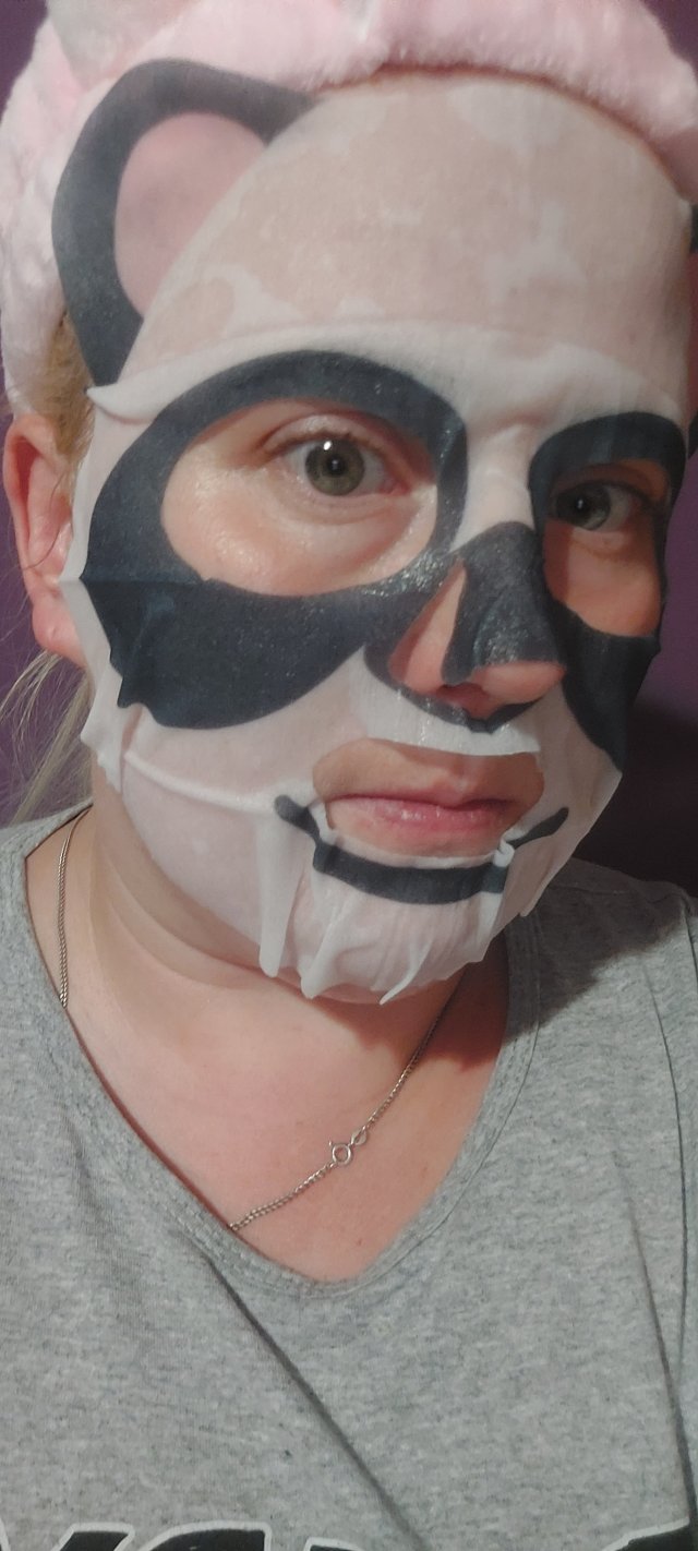 Maska do twarzy Panda 