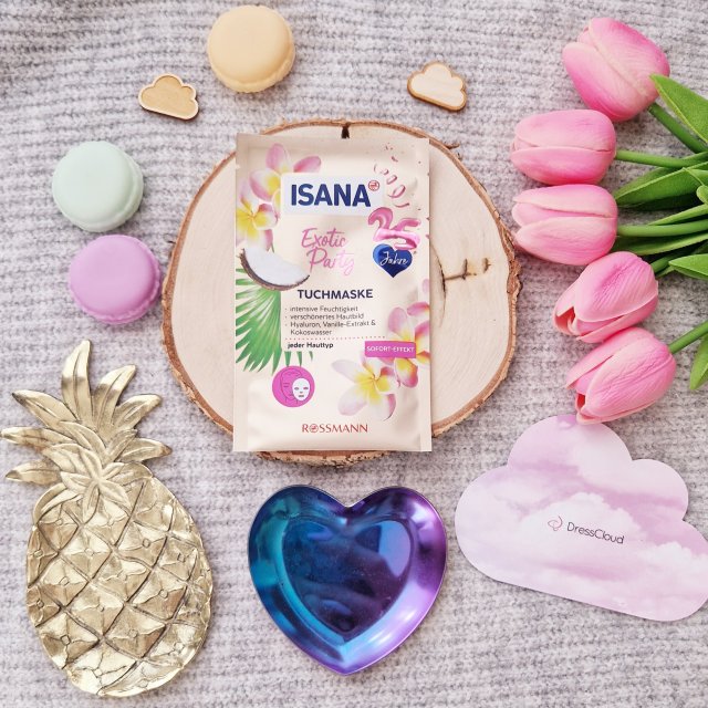 Isana Maseczka do twarzy w płacie, Exotic Party, 25 Yahre