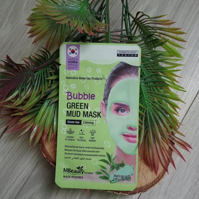 MBeauty Cosmetics Maska do twarzy, Bąbelkująca, Bubble Green MUD Mask 