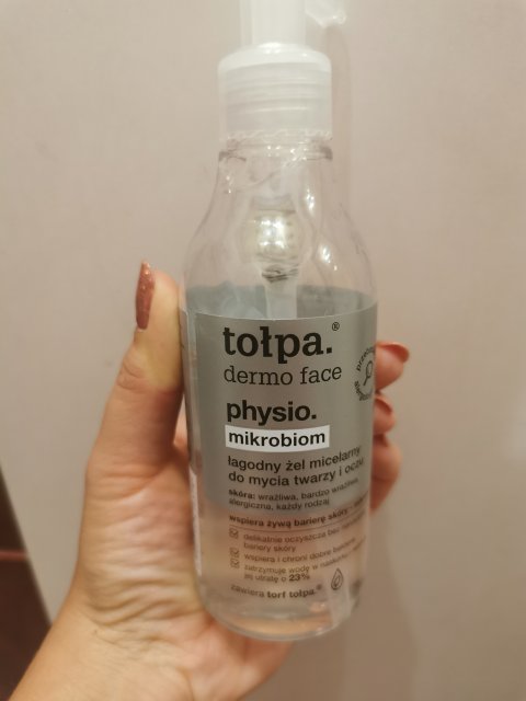 Tołpa Dermo Face, Physio, Mikrobiom, Żel do mycia twarzy i oczu, Micelarny, Łagodny