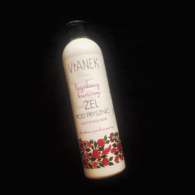 Sylveco Vianek, Żel pod prysznic, Kremowy, Łagodzący, Z ekstraktem z jeżynówki purpurowej