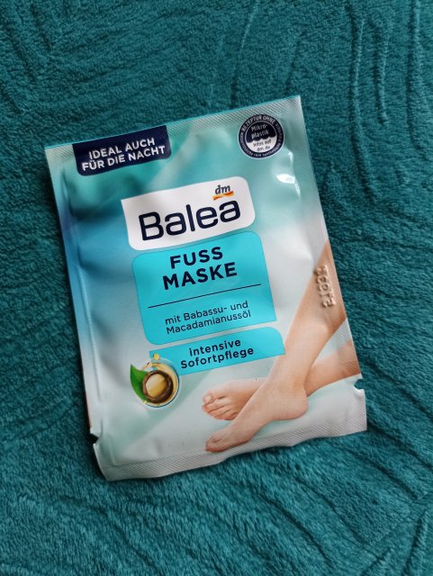 Balea Maska do stóp, Z olejkiem makadamia i babassu