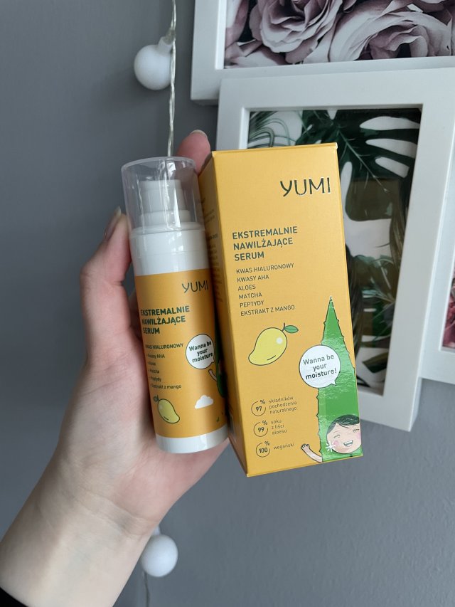 Yumi Serum do twarzy, Ekstremalnie nawilżające, Mango
