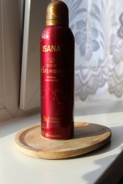 Isana Scent of Harmony, Pianka pod prysznic i balsam do ciała, 2w1