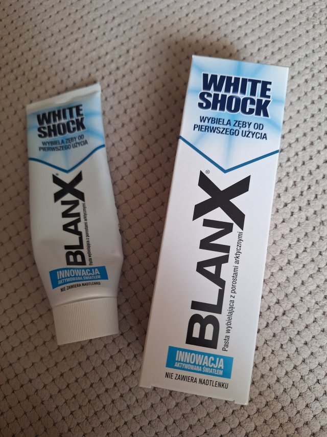 BlanX Pasta do zębów, White Shock Formula