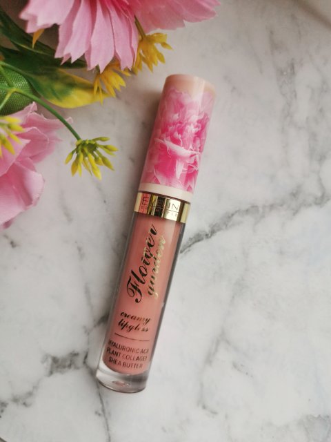 Eveline Flower Garden, Błyszczyk do ust, Creamy Lip Gloss, nr 01 Delicate Rose 