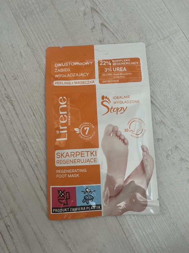 Lirene Stopy, Idealnie wygładzone, Skarpetki regenerujące, Dwustopniowy zabieg wygładzający