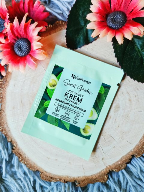 Vis Plantis Secret Garden, Krem do twarzy, odżywczy, Awokado i Niacynamid 
