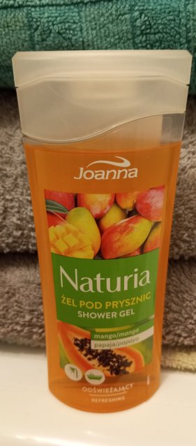 Joanna Naturia, Żel pod prysznic, Mango i papaja