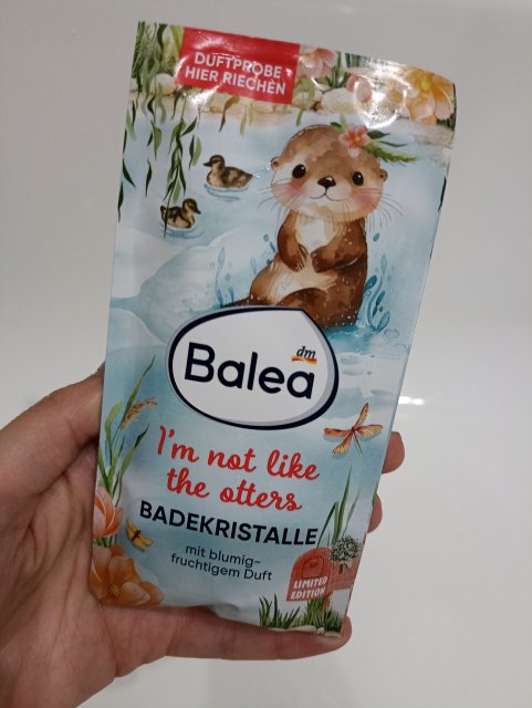 Balea Kryształki do kąpieli, I'm Not Like the Otters 