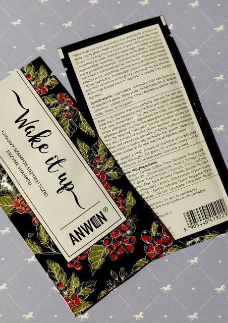 Anwen Szampon do włosów, Enzymatyczny, Kawowy