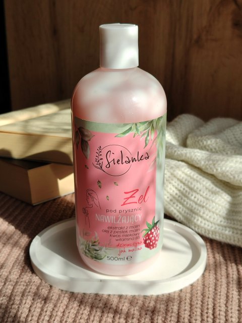 Sielanka Żel pod prysznic, Nawilżający, Malina