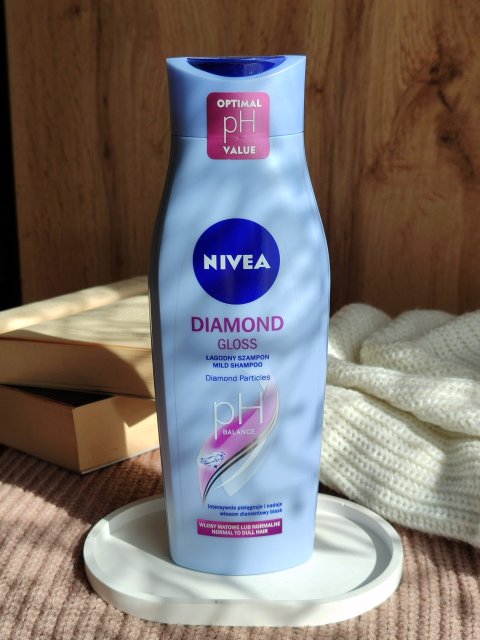 Nivea Szampon do włosów, Diamond Gloss Care, Pielęgnujący, Włosy matowe