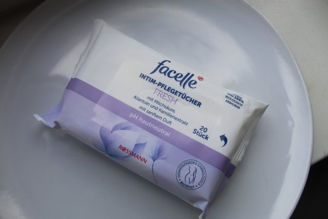 Facelle Intim, Chusteczki do higieny intymnej, Fresh, Kwas mlekowy, alantoina i rumianek