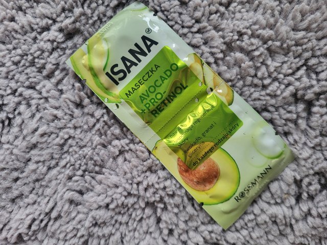 Isana Maseczka do twarzy, Avocado + Pro-Retinol, Każdy rodzaj cery