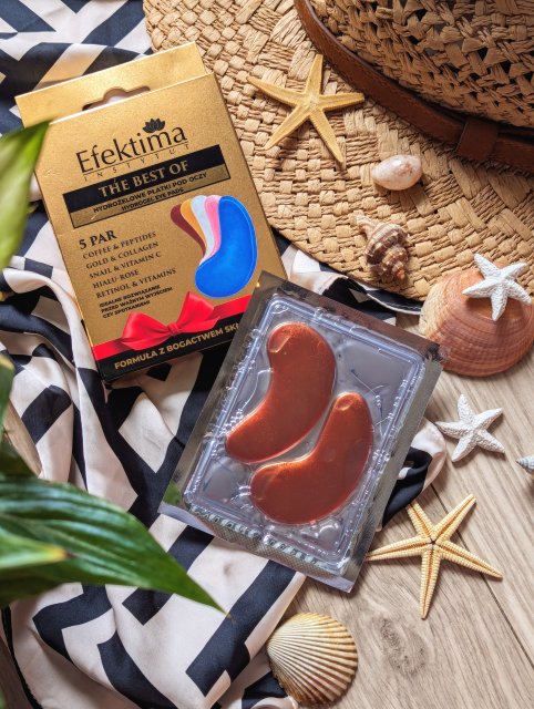 Efektima Coffee & Peptides, Płatki pod oczy, Hydrożelowe, Rozjaśnienie i Rewitalizacja