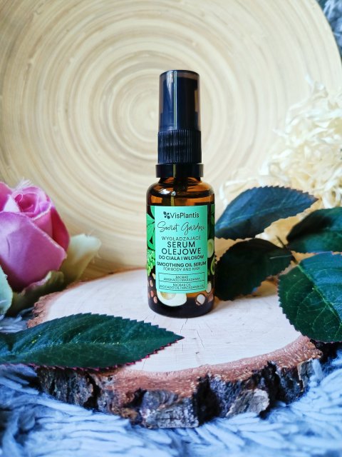 Vis Plantis Secret Garden, Serum olejowe do ciała i włosów, Wygładzające