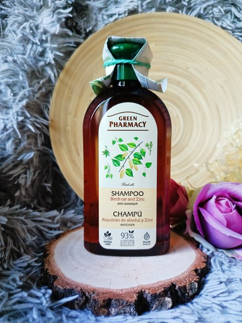 Green Pharmacy Szampon do włosów, Przeciwłupieżowy, Dziegieć brzozowy i cynk