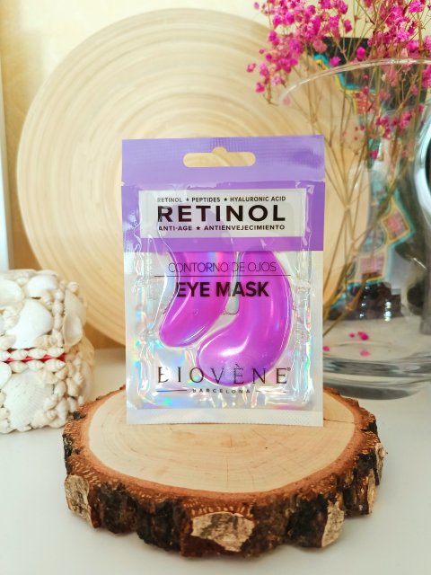 Biovene Barcelona Eye Mask, Płatki pod oczy, Retinol, Anti-Age, Peptides and Hyaluronic Acid