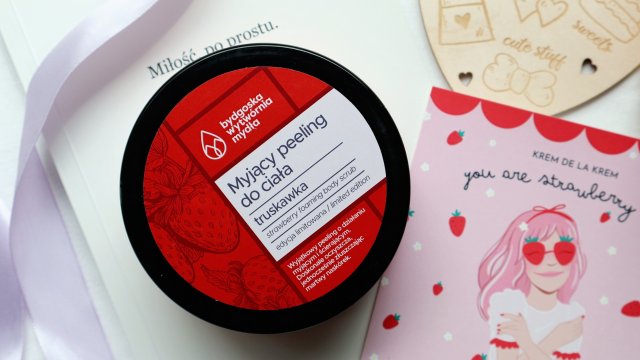 Bydgoska Wytwórnia Mydła Peeling do ciała, Myjący, Truskawka