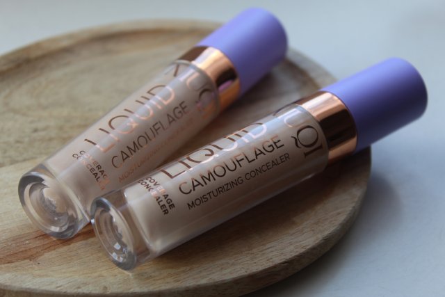 NIUQI Korektor do twarzy, Liquid Camouflage, Kryjący, nr 01 Ivory