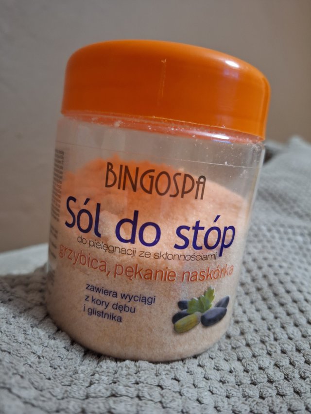 BingoSpa Sól do stóp, Ze skłonnościami do grzybicy, pękania naskórka, Wyciąg z kory dębu i glistnika