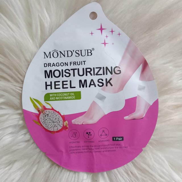 Mond'sub Maska na pięty, Nawilżająca, Dragon Fruit, Coconut oil & nicotinamide