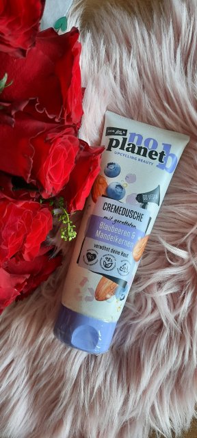 no planet b Żel pod prysznic, Kremowy, Blaubeeren & Mandelkernen