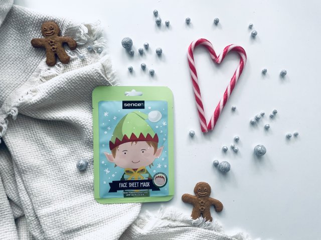 sence beauty Maseczka do twarzy w płacie, Let it Glow! Wanilia, Deep Cleansing