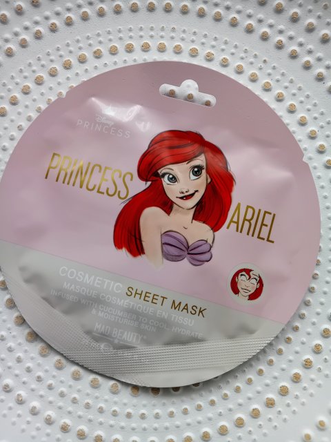 Mad Beauty Maska do twarzy w płacie, Disney Princess, Ariel