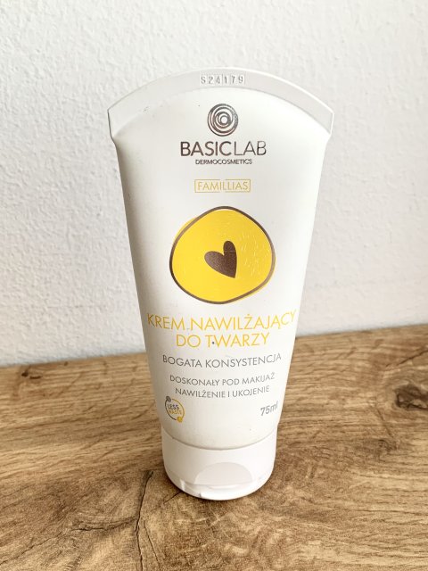 BasicLab Dermocosmetics Famillias, Krem do twarzy, Nawilżający, Bogata konsystencja, Na dzień i na noc