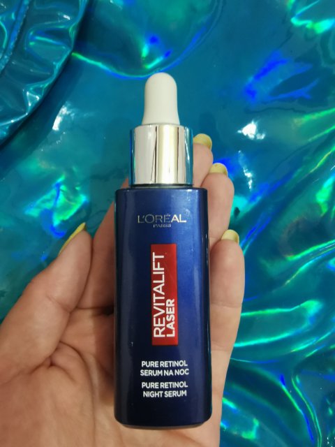 L'Oréal Revitalift Laser, Serum do twarzy, Na noc, Pure Retinol, Głębokie zmarszczki, 0,2% czystego retinolu