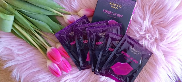 Kimoco Beauty Maska na usta, Hydrożelowa, Hydrogel Lip Mask, Collagen & Aloe, Odżywczo-nawilżająca, Z kolagenem i aloesem 