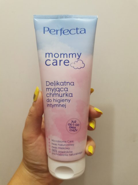 Perfecta mommy care, Chmurka do higieny intymnej, Delikatna, Myjącą 
