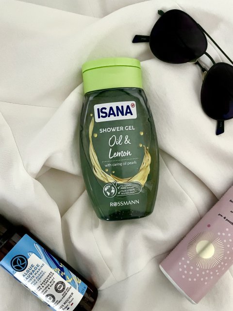 Isana Żel pod prysznic, Oil & Lemon, Z perełkami