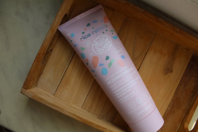 HairBoom Maska do włosów, Rice Rehab, 4w1 multifunkcyjna, Ryżowa, Włosy suche i zniszczone