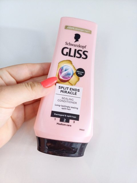 Schwarzkopf Gliss, Split Ends Miracle, Odżywka do włosów, Z kompleksem jonowym i olejem z pestek winogron