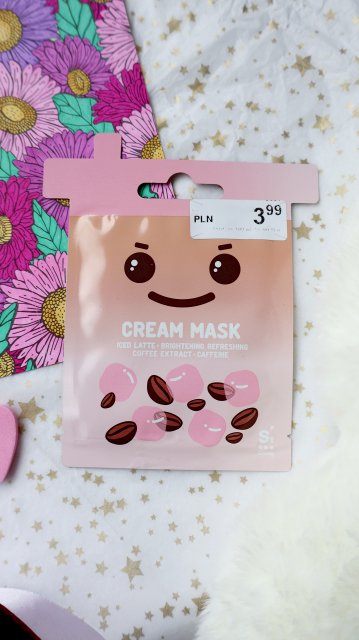 SINSAY Maseczka do twarzy, Iced Latte, Kremowa