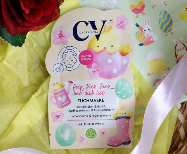 CV CadeaVera Maseczka do twarzy w płacie, Piep, Piep, Piep... Hab' Dich Lieb