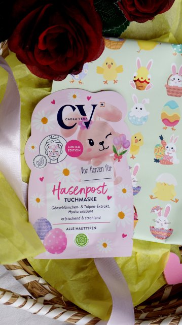 CV CadeaVera Maseczka do twarzy w płacie, Hasenpost