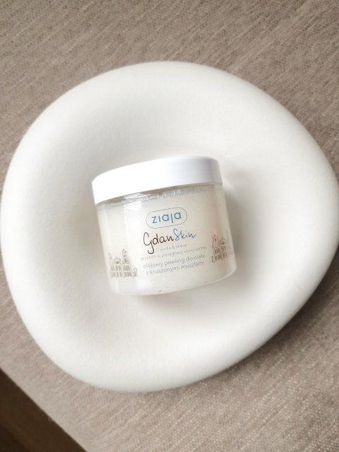 Ziaja GdanSkin, Woda & Skóra, Peeling do ciała, Olejowy, Z kruszonymi muszlami